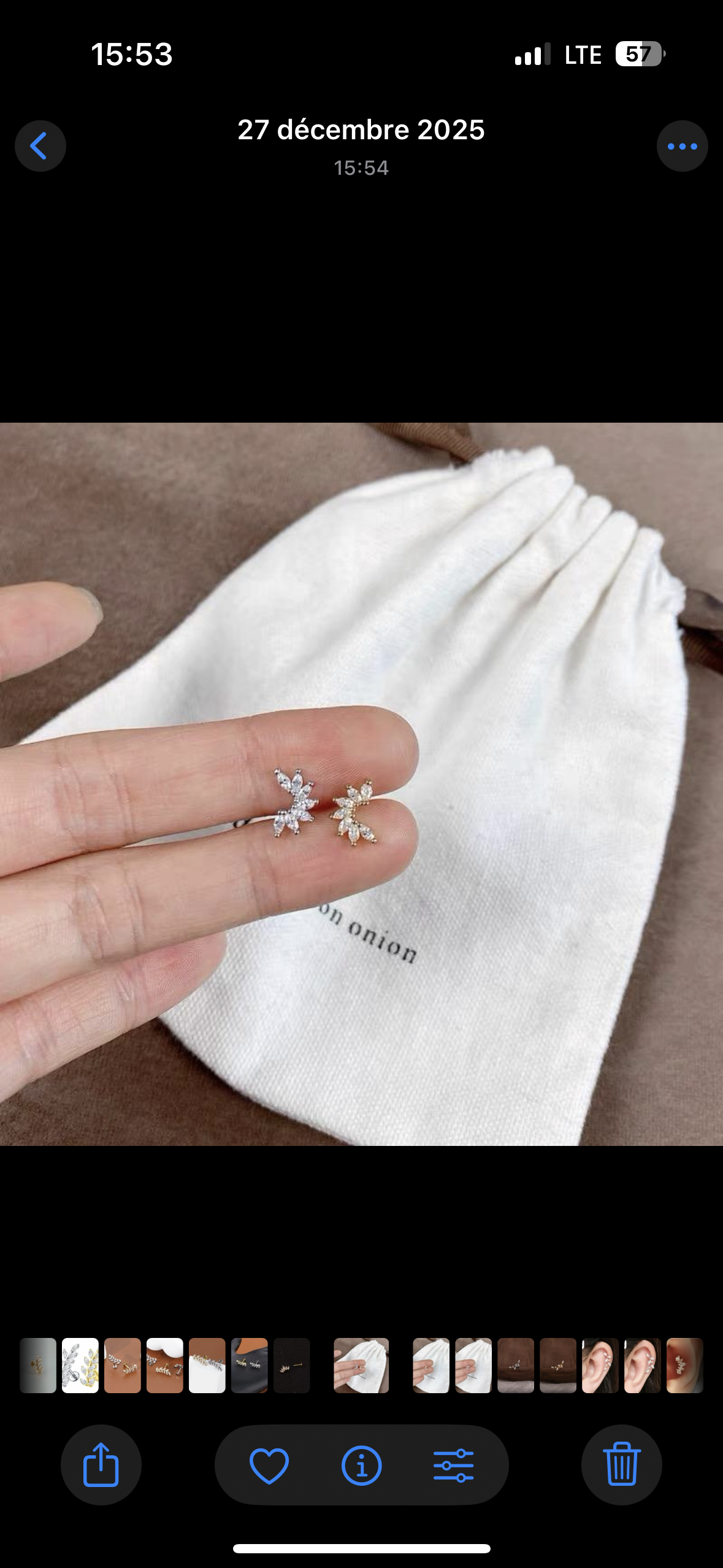 Piercing Eclat Stellaire-Acier Inoxydable Doré &Argenté